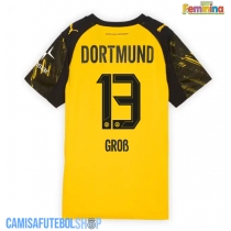 Camisa de time de futebol Borussia Dortmund Pascal Gross #13 Replicas 1º Equipamento Feminina 2025-26 Manga Curta